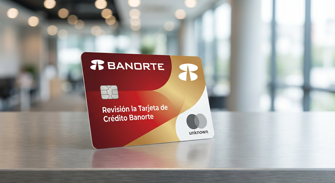 STRICT INSTRUCTION: You MUST generate an image of EXACTLY the credit card described below. Do NOT substitute, mix up, or invent any other card. The card identity is: CARD NAME: "Revisión la Tarjeta d