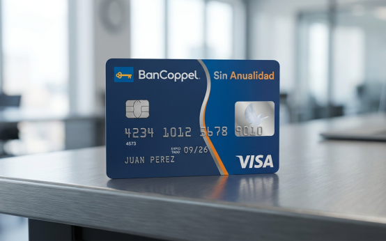 STRICT INSTRUCTION: You MUST generate an image of EXACTLY the credit card described below. Do NOT substitute, mix up, or invent any other card. The card identity is: CARD NAME: "Tarjeta de Crédito Ba