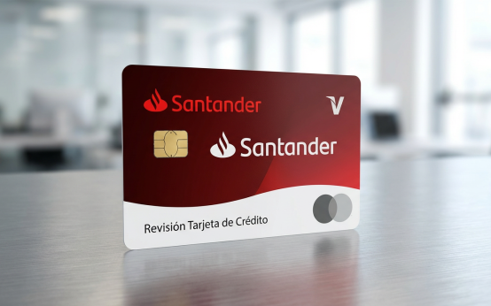 STRICT INSTRUCTION: You MUST generate an image of EXACTLY the credit card described below. Do NOT substitute, mix up, or invent any other card. The card identity is: CARD NAME: "Revisión la Tarjeta d