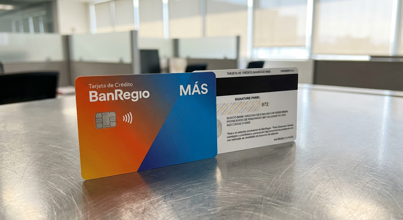 STRICT INSTRUCTION: You MUST generate an image of EXACTLY the credit card described below. Do NOT substitute, mix up, or invent any other card. The card identity is: CARD NAME: "Tarjeta de Crédito Ba