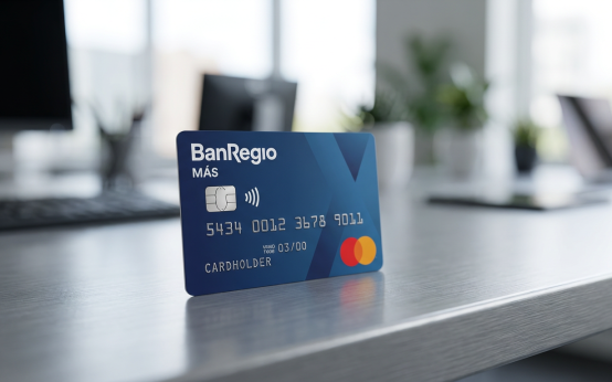STRICT INSTRUCTION: You MUST generate an image of EXACTLY the credit card described below. Do NOT substitute, mix up, or invent any other card. The card identity is: CARD NAME: "Revisión de la Tarjet