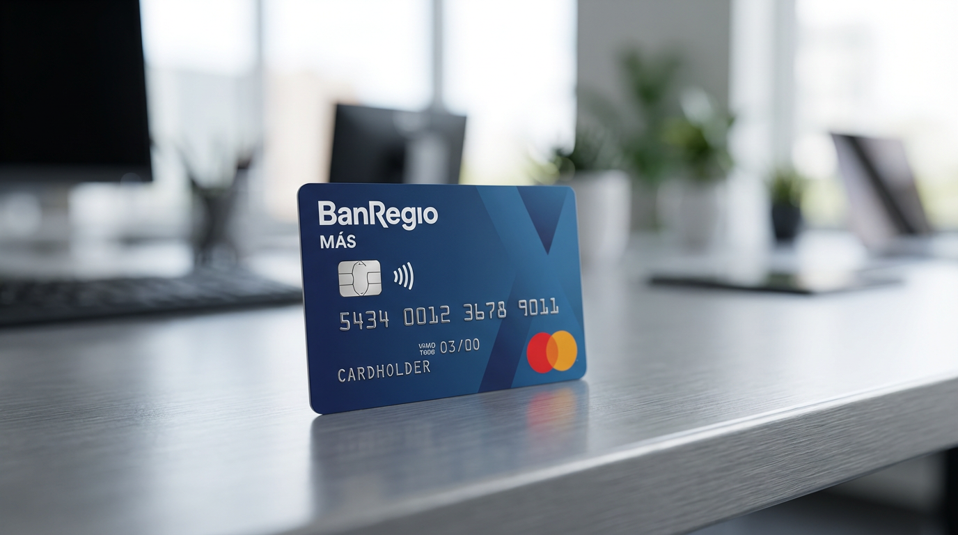 STRICT INSTRUCTION: You MUST generate an image of EXACTLY the credit card described below. Do NOT substitute, mix up, or invent any other card. The card identity is: CARD NAME: "Revisión de la Tarjet