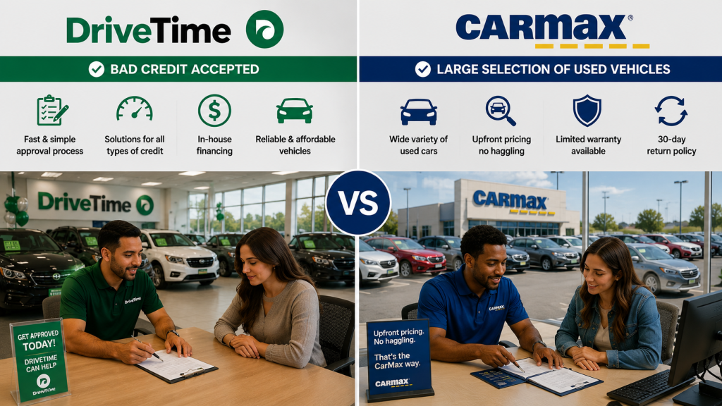 DriveTime versus CarMax cover image