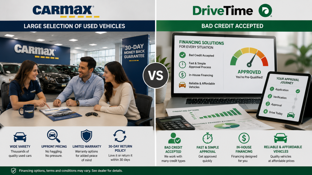 DriveTime and CarMax cover image