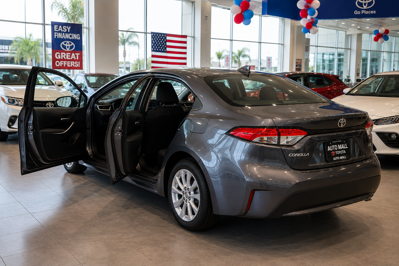 Toyota dealership auto financing image